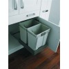 Second Nature Accessories - Pull-Out Waste Bin, 2 x 30 Litre