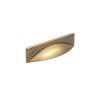 Second Nature Handles - Alchester, Fluted cup handle, 96mm, Satin Brass