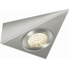 Second Nature - Lumiere LED Triangle Light, Stainless Steel