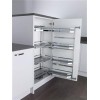Second Nature Accessories - Arena Style Tandem Larder Unit, Studio Height, 600mm Wide