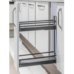 Style Anthracite, base unit pull-out, 150mm wide