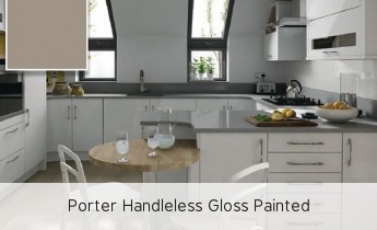 Porter Handleless Gloss Painted