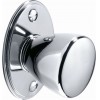 Second Nature Handles - Round Knob With Backplate, 35mm Diameter Knob