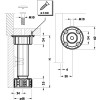 Adjustable Bolt-Fix Leg, 150mm , Plastic Per 100