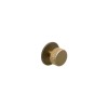 Second Nature Handles - Arden, Fluted knob with backplate, central hole centre