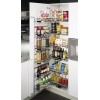Second Nature Accessories - Arena Style Tandem Larder Unit, 500mm Wide, 1700mm High