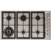 CDA - 6 Burner Gas Hob, Cast Iron Pan Supports, Wok Burner