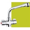 Clearwater - Clearwater Ultra Twin Lever Monobloc Mixer With Swivel Spout