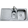 Sinks & Taps - Clearwater Deep Blue 1.5 Bowl Sink & Drainer