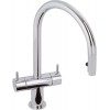 Abode - Abode Hesta Twin lever Monobloc Mixer With Pull Out Aerator