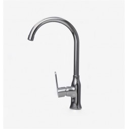 Slim kitchen mixer tap - Chrome