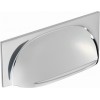 Second Nature Handles - Cup Handle On Backplate With Lip Detail 96mm