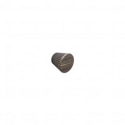 Alchester, Fluted conical knob, 30mm,  Antique Bronze