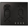 CDA - 4 Burner Gas On Glass Hob, Cast Iron Pan Supports