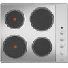 CDA - 4 Solid Plate Electric Hob, Side Control, 6 Power Levels