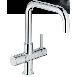 Grohe Blue 2 Mixer & Chilled With Swivel 'U' Spout