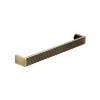 Second Nature Handles - Alchester, Fluted D handle, 160mm, Satin Brass