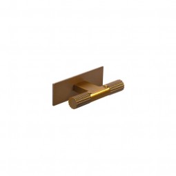 Arden, Fluted T bar with backplate, central hole centre