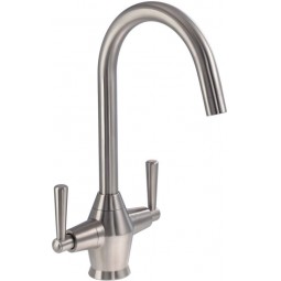 Abode Taura Monobloc With Swan Swivel Spout & Side Lever