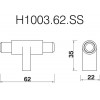 T-Bar 62mm Length