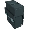 Second Nature Accessories - Pull-Out Waste Bin With Plastic Lid, 1 x 40 Litre Bin