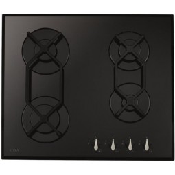 4 Burner Gas On Glass Hob, Cast Iron Pan Supports