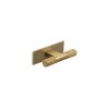Second Nature Handles - Arden, Fluted T bar with backplate, central hole centre