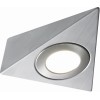 Second Nature - Lumiere LED Designer Triangle Light, Stainless Steel Pk Of 3