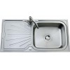 Sinks & Taps - Clearwater Deep Blue Single Bowl, Single Drainer