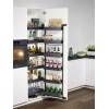 Second Nature Accessories - Arena Pure tandem Larder Unit with Anti-slip Tays 600mm Wide