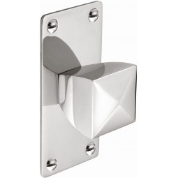 Knob Square With Rectangular Backplate 34mm