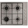 CDA - 4 Burner Gas Hob, Enamel Pan Supports,Side Control