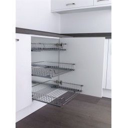 Adjustable Pull-Out Basket, 600mm