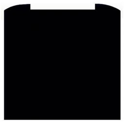 Curved Toughened Glass Splashback 900 x 750mm