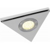 Second Nature - Lumiere LED Slimline Triangle Light, Stainless Steel Pk Of 3