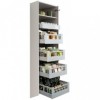 Space Tower Antaro - Grey With Glass D450 x W300