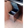 Second Nature Accessories - Pull-Out Waste Bin, 20 Litre