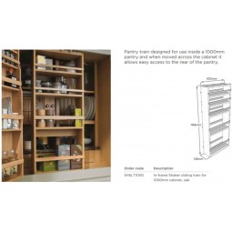 Sliding Larder Train For 1000mm Cabinet