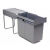 Second Nature Accessories - Pull-Out Waste Bin, 30 Litre, Full Extension Runners