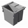 Second Nature Accessories - Pull-Out Waste Bin, 2 x 42 Litre Bin, For 600mm Cabinet