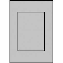 715mm Concave Door For Base Unit (Internal Radius 200)