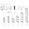 Accessories - Youk Frame, H550mm x D320mm, For Shelving Unit