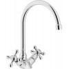 Second Nature Accessories - Grazia, dual control swan neck tap, Chrome