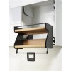 Second Nature Accessories - Imove Pull-Out Wall Unit, 600mm 2 Tier, Oak Base & Back   