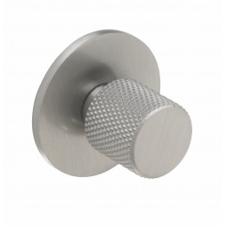 Knurled Circular Knob, 20mm With 40mm Circular Backplate