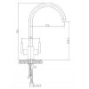 Ruscello Square Body, Slim Lever Tap