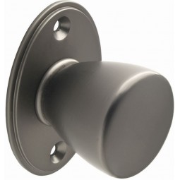 Round Knob With Backplate 35mm Diameter Knob