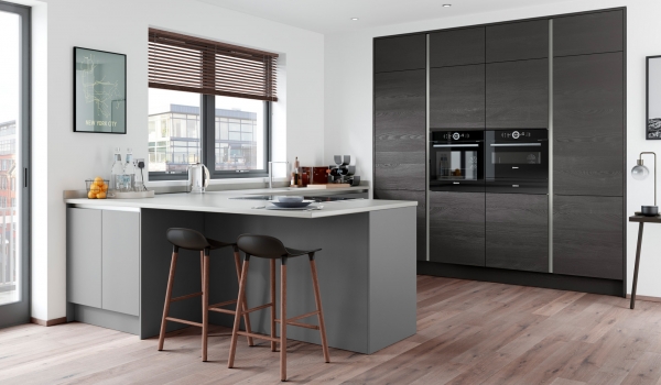 Zola Matt Handleless Dust Grey - Kitchen Stori